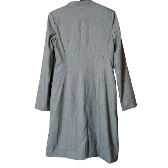 Barneys New York Women's Medium Houndstooth Double Breasted Blazer Jacket Office - Picture 7 of 7